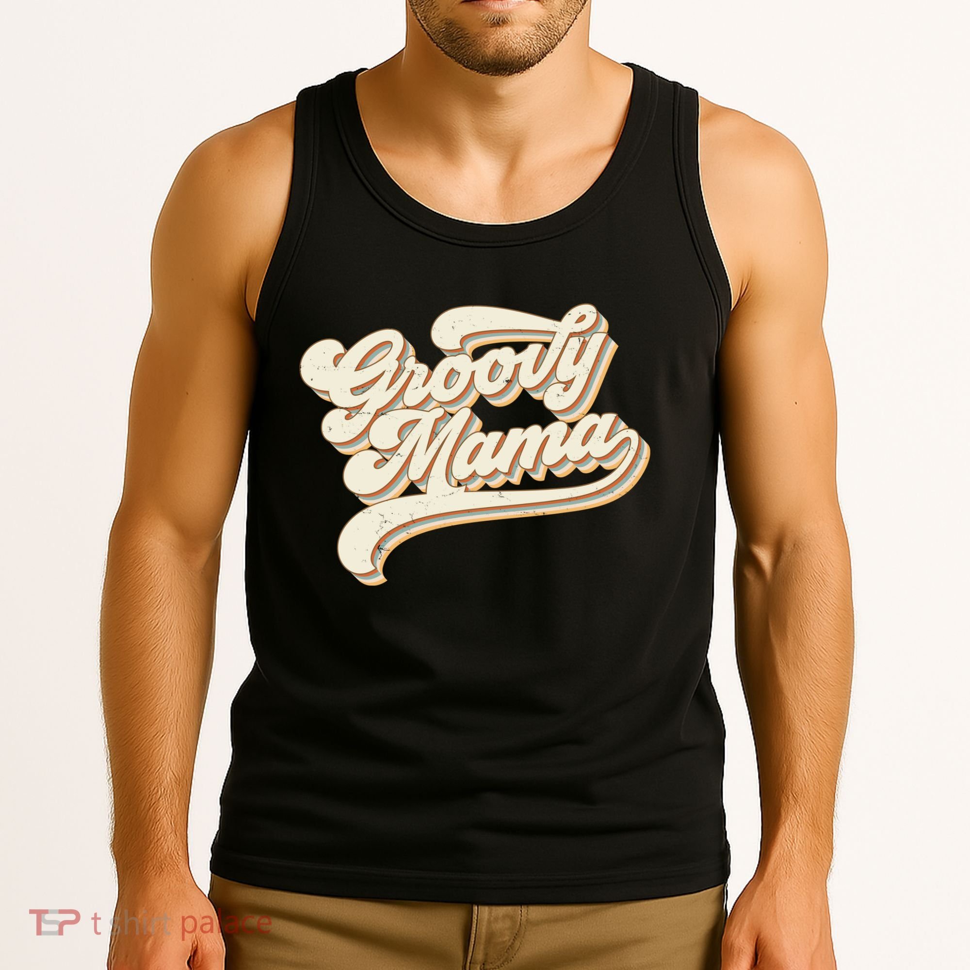 Groovy Mama Retro Cute Gift Tank Top