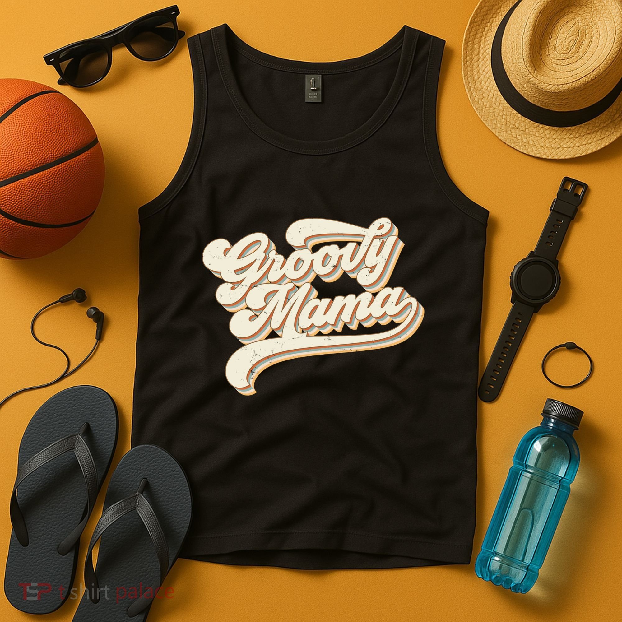 Groovy Mama Retro Cute Gift Tank Top