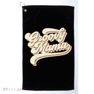 Groovy Mama Retro Cute Gift Golf Towel