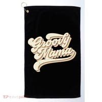 Groovy Mama Retro Cute Gift Golf Towel thumb 0