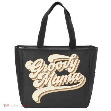 Groovy Mama Retro Cute Gift Tote Bag