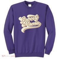 Groovy Mama Retro Cute Gift Sweatshirt thumb 0