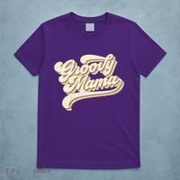 Groovy Mama Retro Cute Gift T-Shirt thumb 5