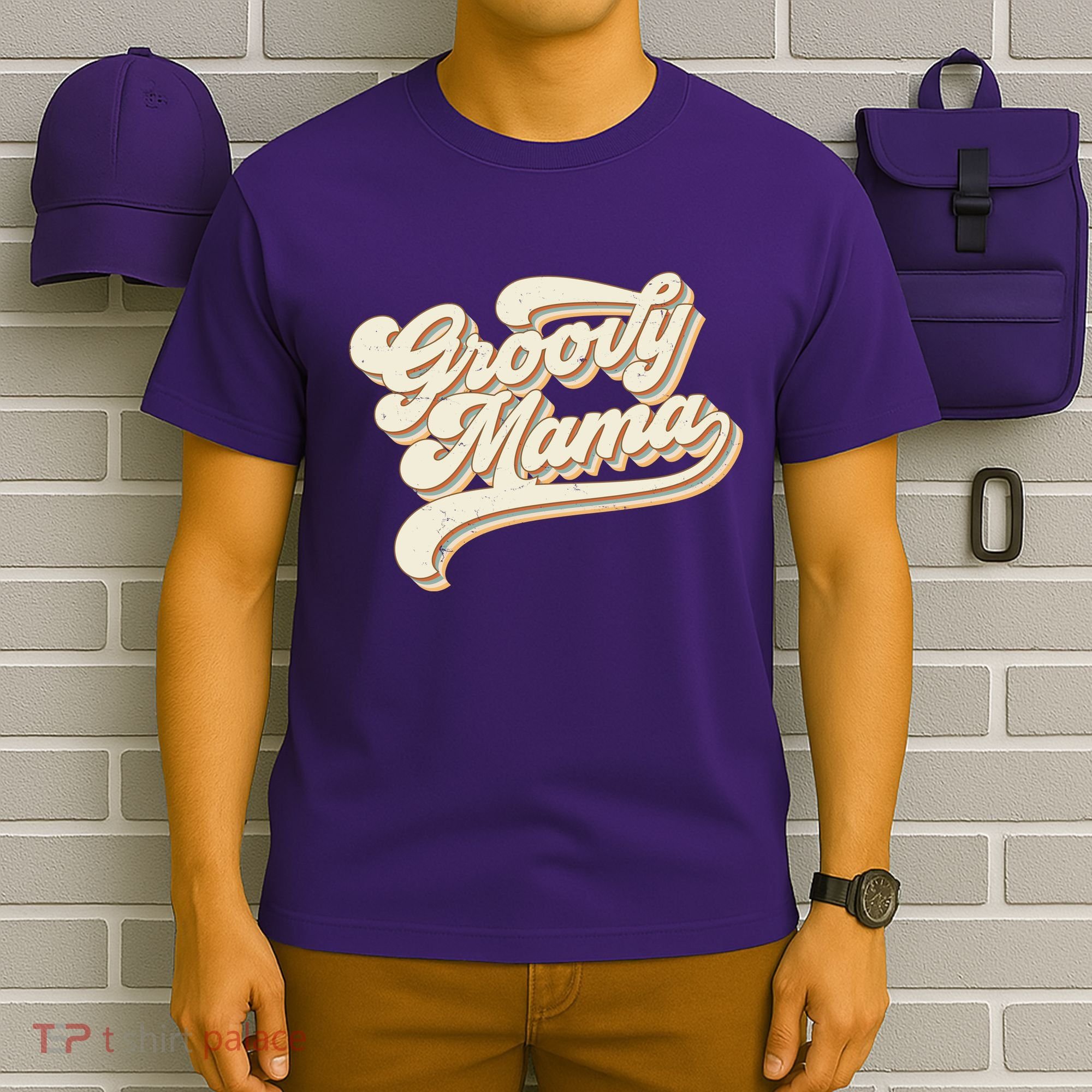 Groovy Mama Retro Cute Gift T-Shirt