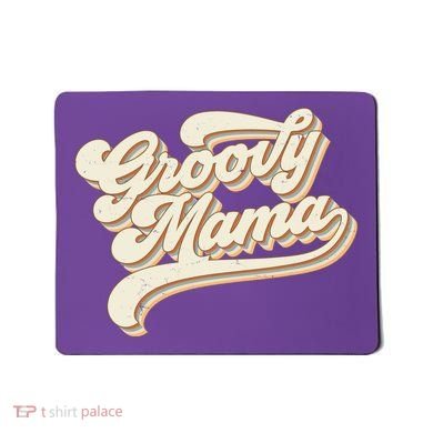 Groovy Mama Retro Cute Gift Mousepad