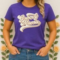 Groovy Mama Retro Cute Gift Women's T-Shirt thumb 2