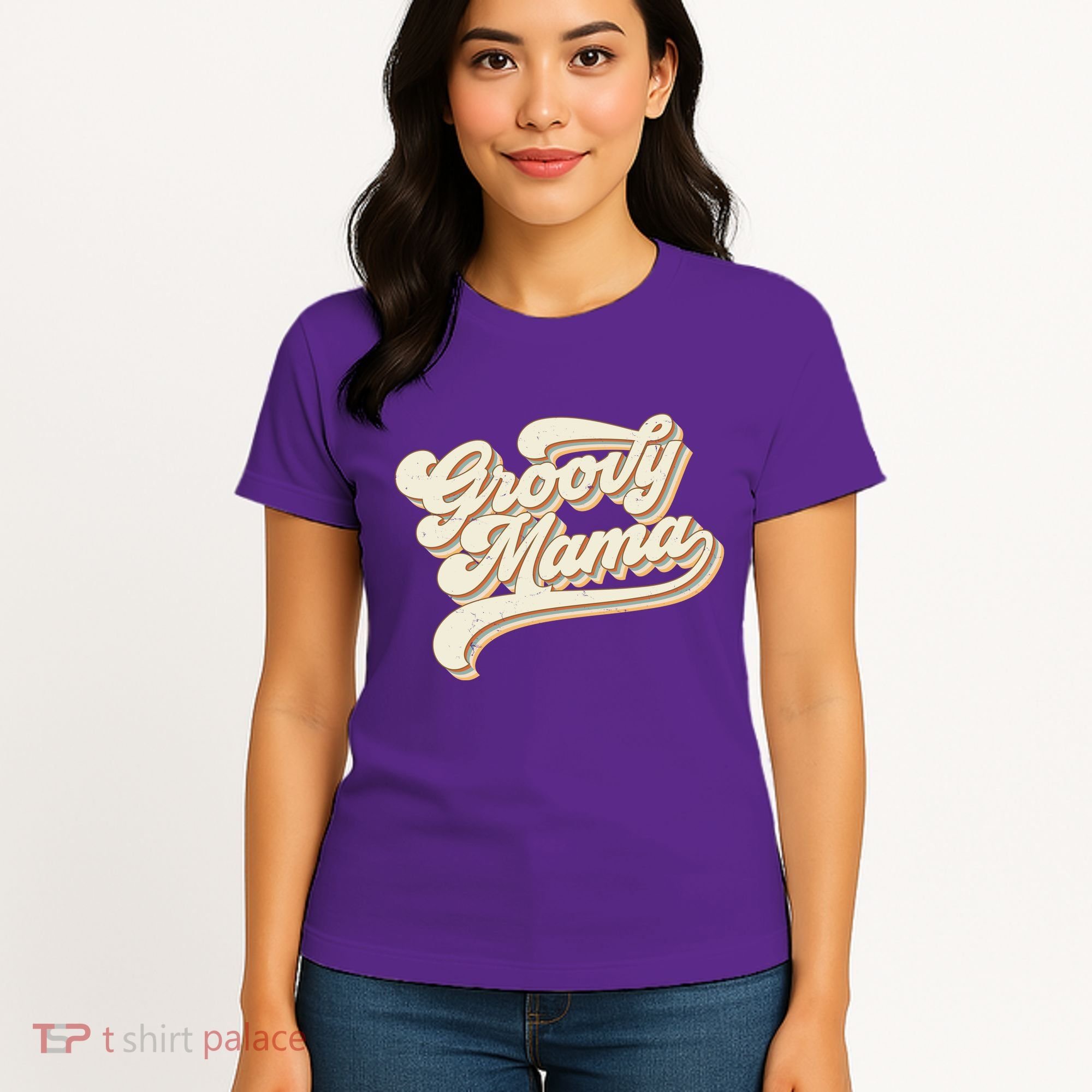 Groovy Mama Retro Cute Gift Women's T-Shirt