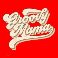 Groovy Mama Retro Cute Gift Santa Hat thumb 1