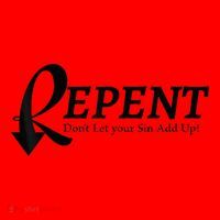 Gifts Making Room Repent Dont Let Your Sin Add Up Santa Hat thumb 1