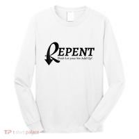 Gifts Making Room Repent Dont Let Your Sin Add Up Long Sleeve Shirt thumb 0