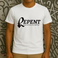 Gifts Making Room Repent Dont Let Your Sin Add Up T-Shirt thumb 3