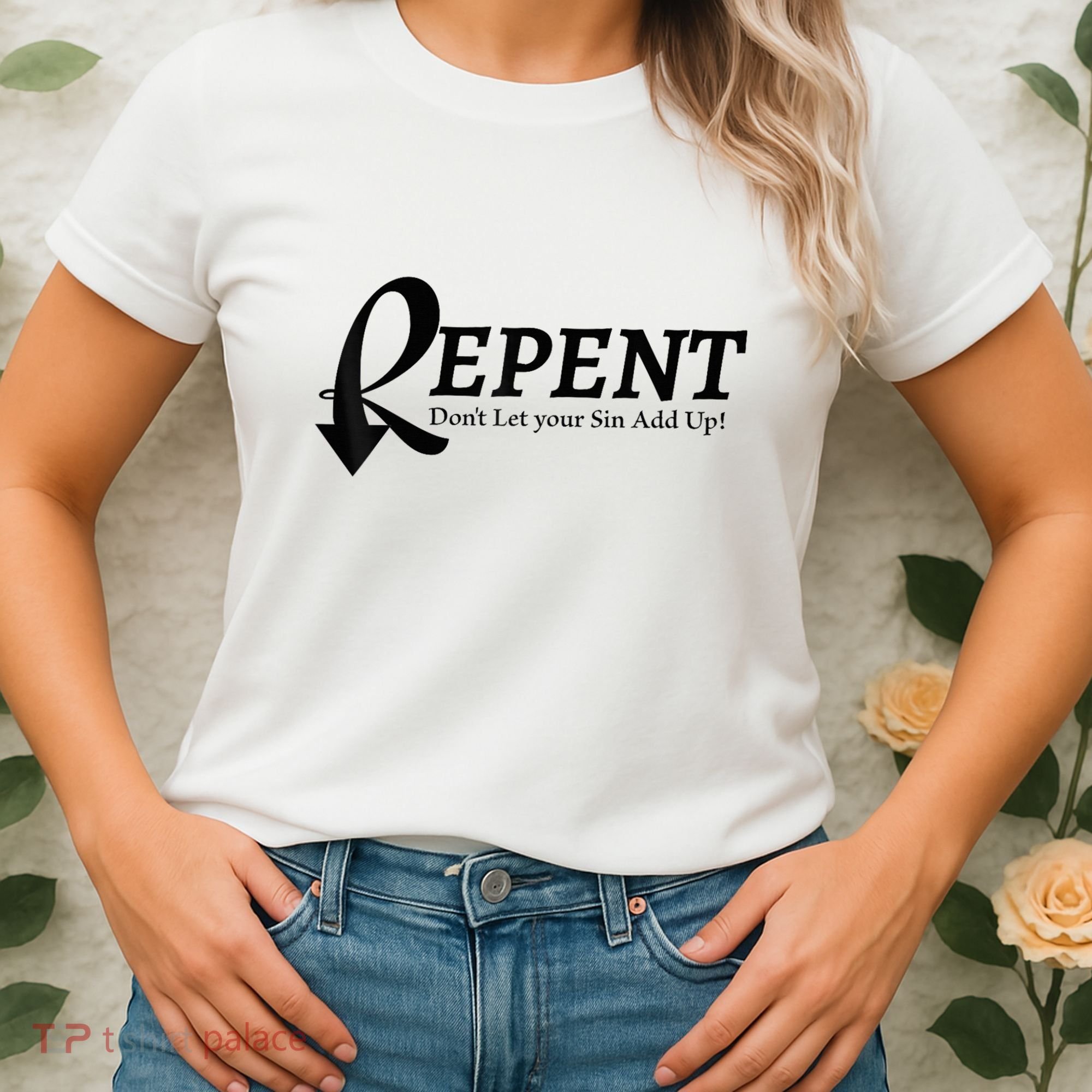 Gifts Making Room Repent Dont Let Your Sin Add Up Women's T-Shirt