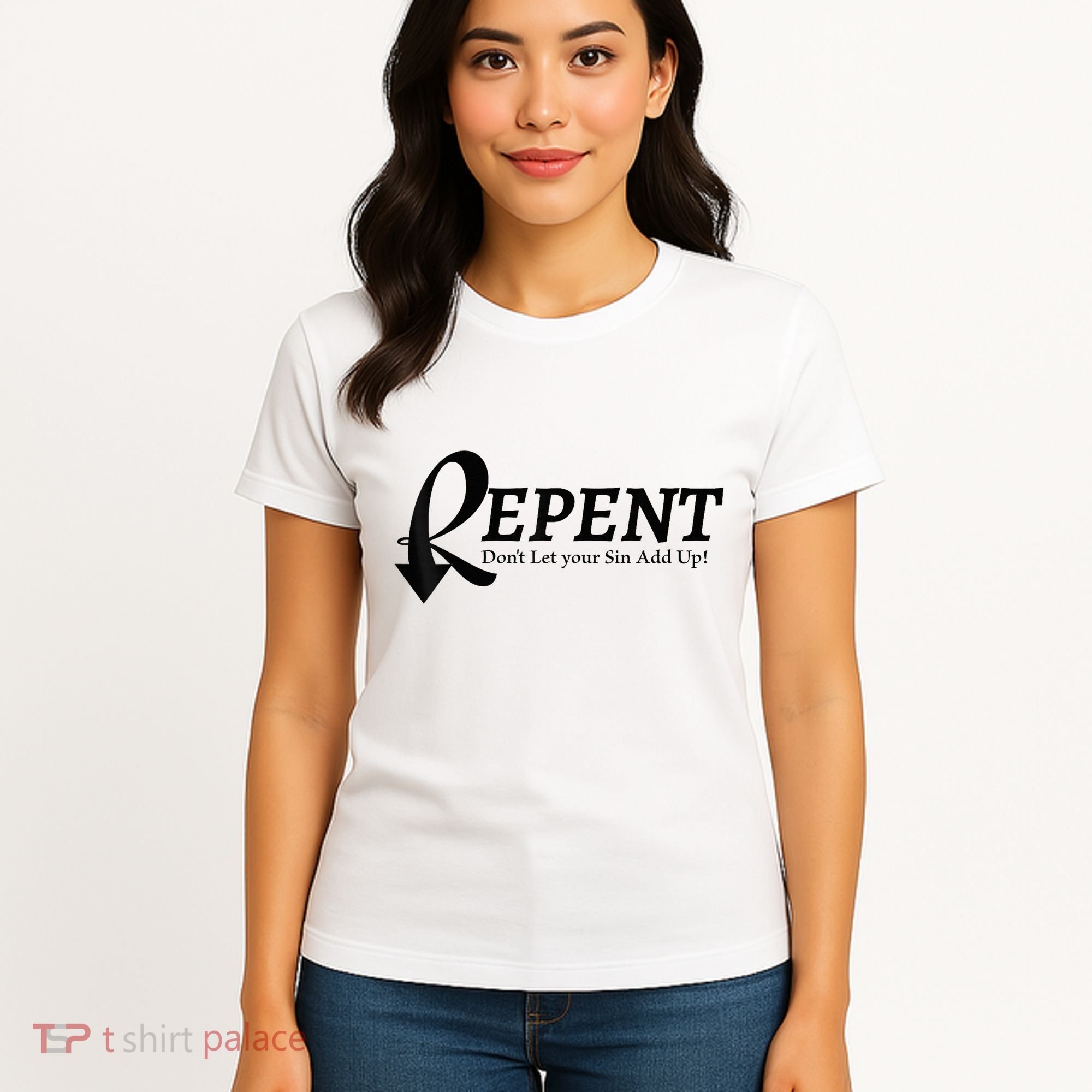 Gifts Making Room Repent Dont Let Your Sin Add Up Women's T-Shirt