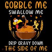 Gobble Me Swallow Me Turkey For Thanksgiving Mousepad thumb 1