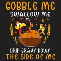 Gobble Me Swallow Me Turkey For Thanksgiving Hat thumb 2