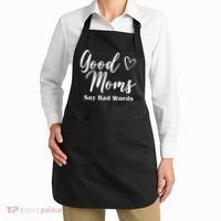 Good Moms Say Bad Words Funny Gift Apron thumb 2
