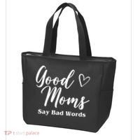 Good Moms Say Bad Words Funny Gift Tote Bag thumb 3