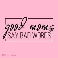 Good Moms Say Bad Words Funny Kids Long Sleeve Shirt thumb 2