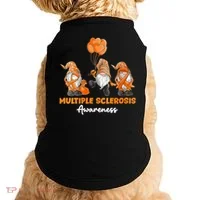 Gnomes Multiple Sclerosis Awareness Orange Ribbon Doggie Tank thumb 0