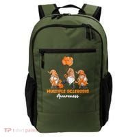 Gnomes Multiple Sclerosis Awareness Orange Ribbon Backpack thumb 0
