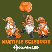 Gnomes Multiple Sclerosis Awareness Orange Ribbon Backpack thumb 2