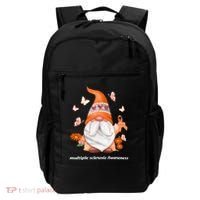 Gnome Multiple Sclerosis Awareness Orange Ribbon Gnome MS Warrior Backpack thumb 0