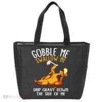 Gobble Me Swallow Me Drip Gravy Down The Side Of Me Tote Bag thumb 0