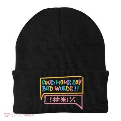 Good Moms Say Bad Words Cursing Beanie