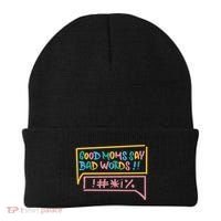 Good Moms Say Bad Words Cursing Beanie thumb 0