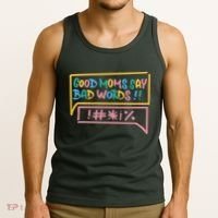 Good Moms Say Bad Words Cursing Tank Top thumb 3