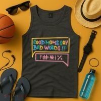 Good Moms Say Bad Words Cursing Tank Top thumb 4