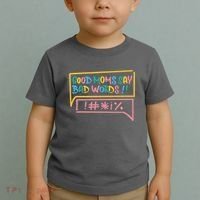 Good Moms Say Bad Words Cursing Toddler T-Shirt thumb 2