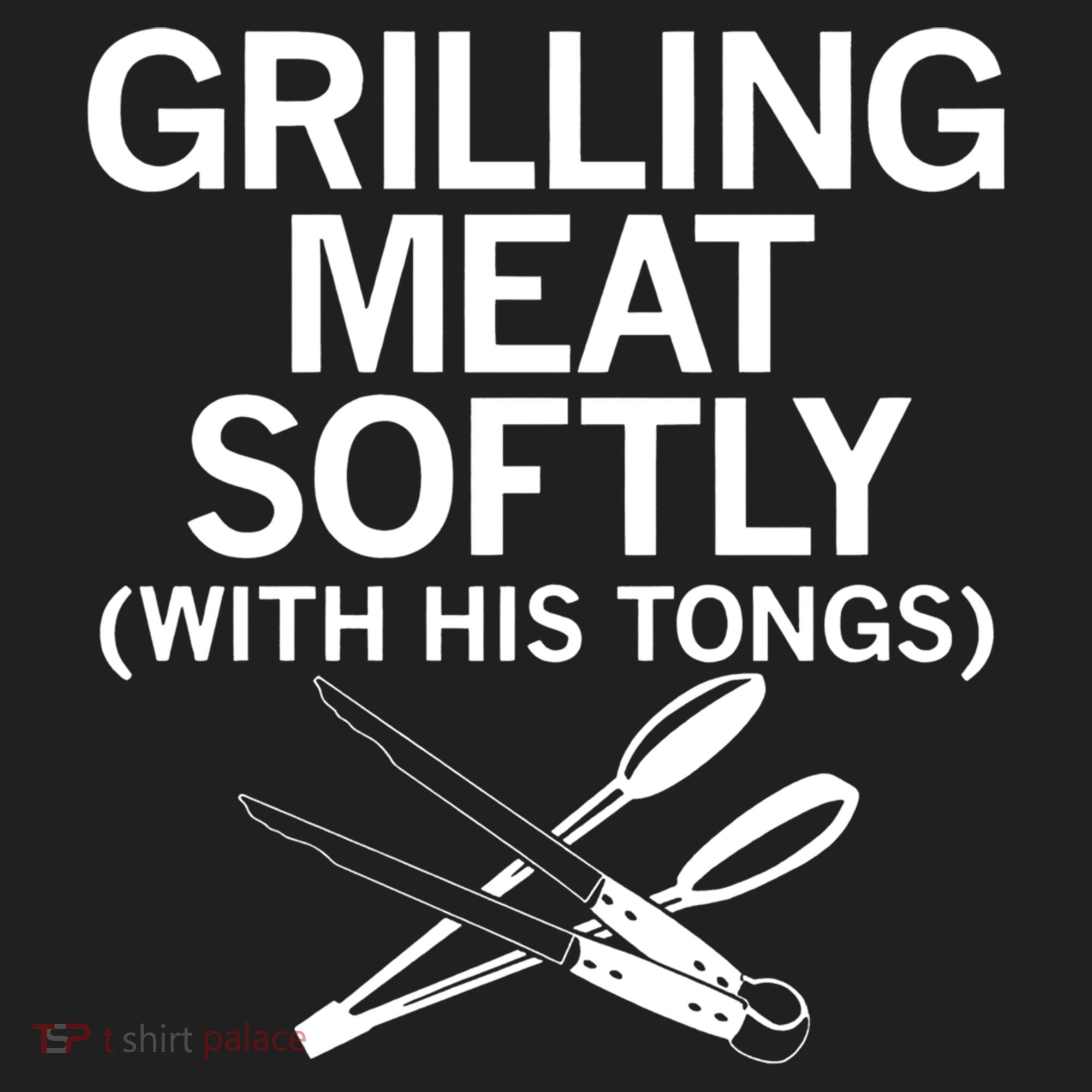 Grilling Meat Softly With His Tongs Funny Grilling Bbq Meaningful Gift Beanie