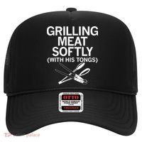 Grilling Meat Softly With His Tongs Funny Grilling Bbq Meaningful Gift Hat thumb 0