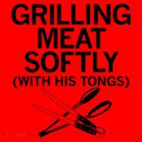 Grilling Meat Softly With His Tongs Funny Grilling Bbq Meaningful Gift Santa Hat thumb 1