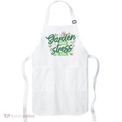 Garden More Stress Less Apron