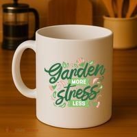 Garden More Stress Less Coffee Mug thumb 4