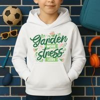 Garden More Stress Less Kids Hoodie thumb 2