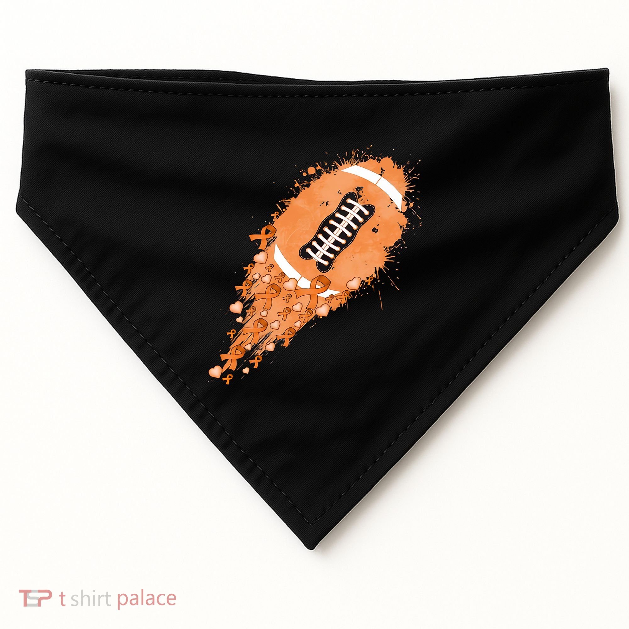 Gameday Multiple Sclerosis Awareness America Football Lover Support USA-Made Doggie Bandana