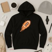 Gameday Multiple Sclerosis Awareness America Football Lover Support Hoodie thumb 3
