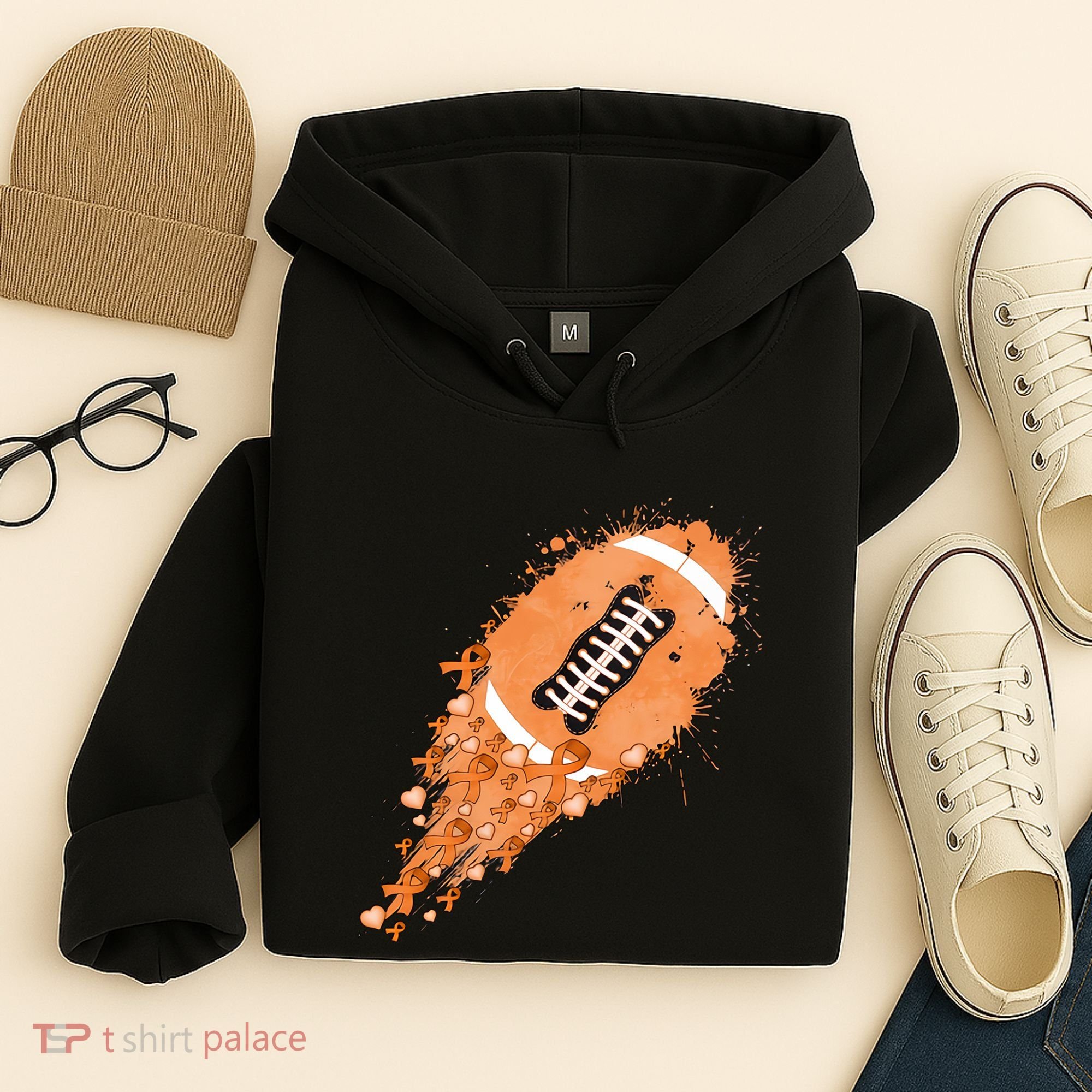 Gameday Multiple Sclerosis Awareness America Football Lover Support Hoodie