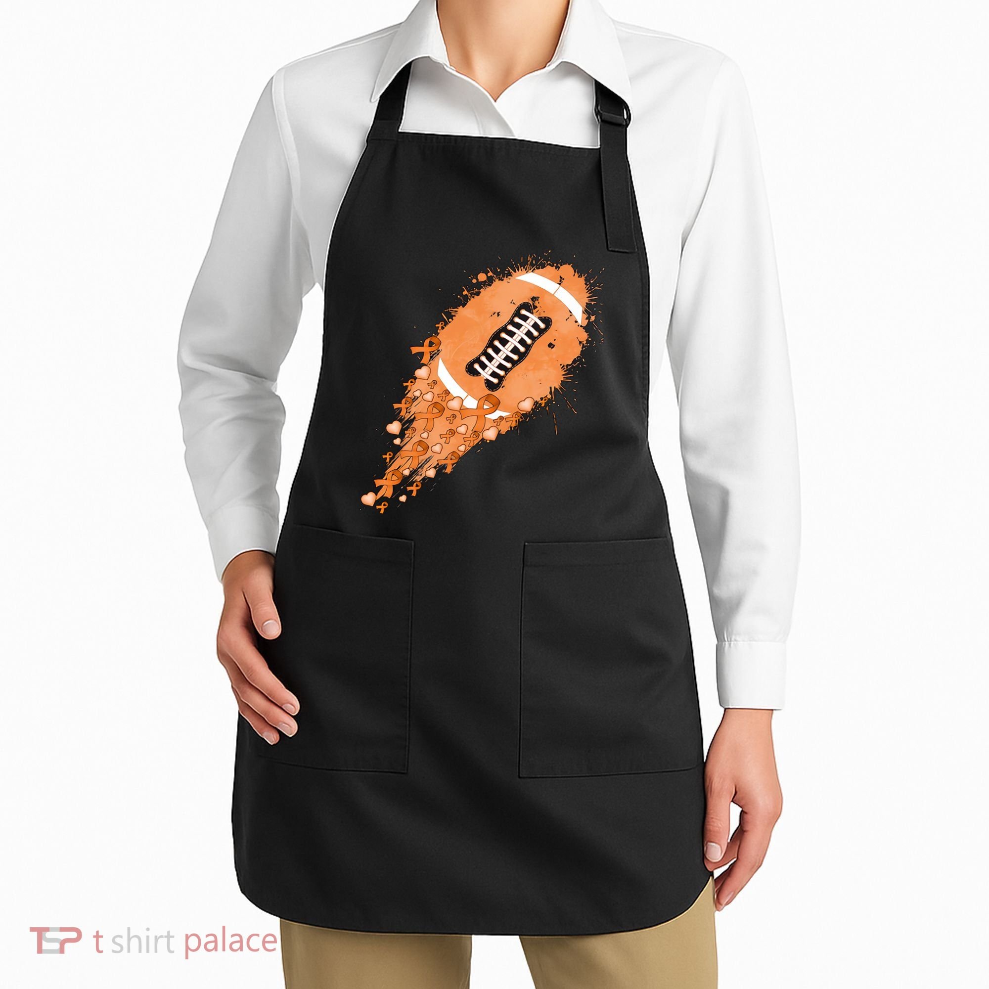 Gameday Multiple Sclerosis Awareness America Football Lover Support Apron
