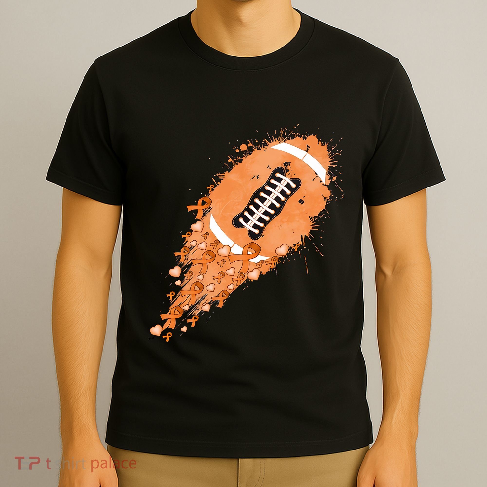 Gameday Multiple Sclerosis Awareness America Football Lover Support T-Shirt