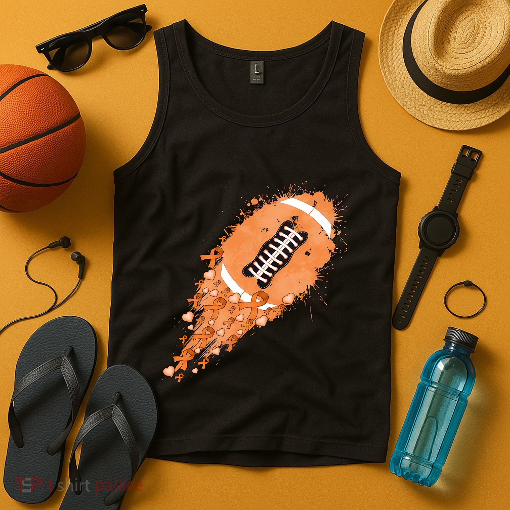 Gameday Multiple Sclerosis Awareness America Football Lover Support Tank Top