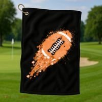 Gameday Multiple Sclerosis Awareness America Football Lover Support Golf Towel thumb 1