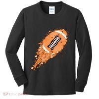 Gameday Multiple Sclerosis Awareness America Football Lover Support Kids Long Sleeve Shirt thumb 0