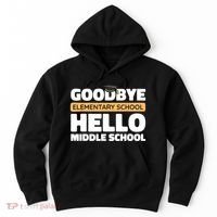 Goodbye Middle School Hello High School 8th Grade Graduation Hoodie thumb 0