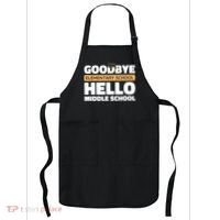 Goodbye Middle School Hello High School 8th Grade Graduation Apron thumb 0