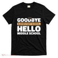 Goodbye Middle School Hello High School 8th Grade Graduation T-Shirt thumb 0