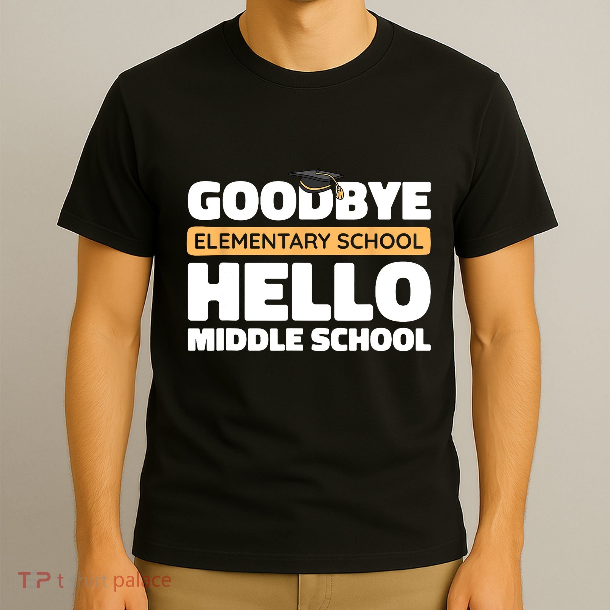 Goodbye Middle School Hello High School 8th Grade Graduation T-Shirt